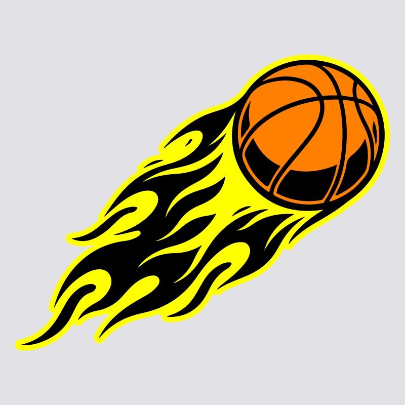 Basketball flame