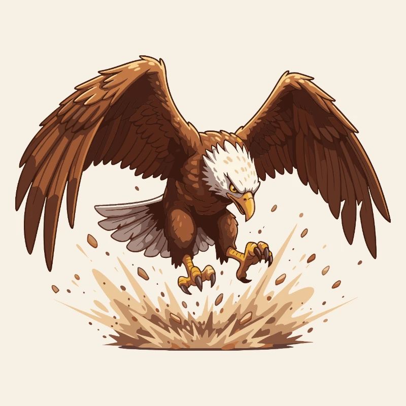 Aigle à l’automne