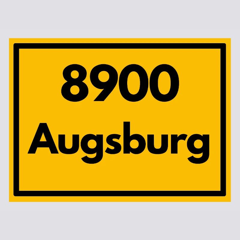 OLD POSTCODE POSTCODE RETRO 8900 AUGSBURG