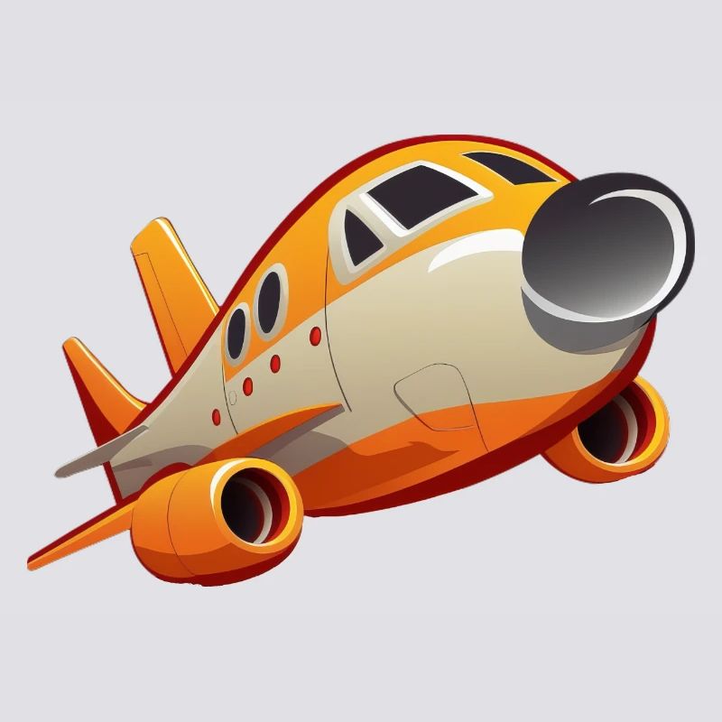 Comic Airplane