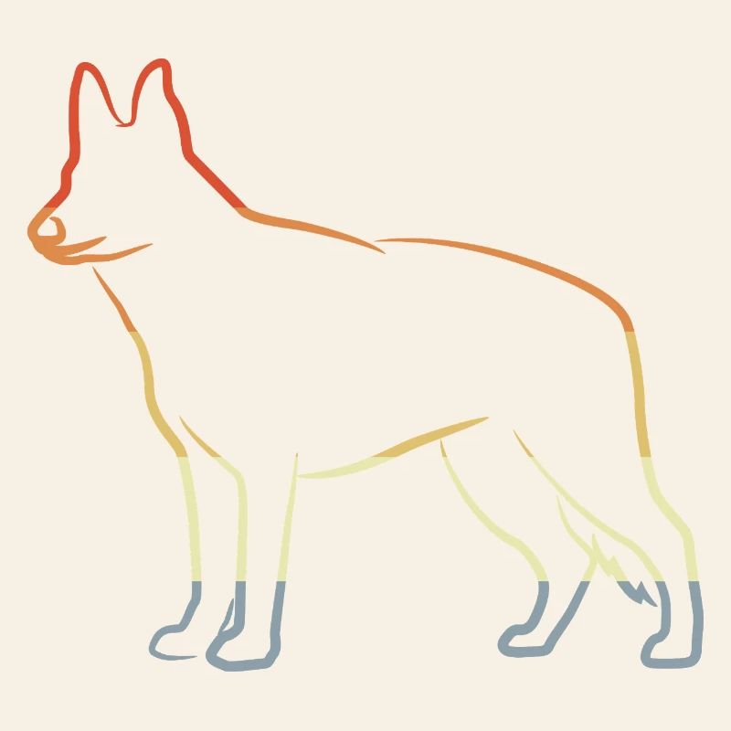 German Shepherd Drawing