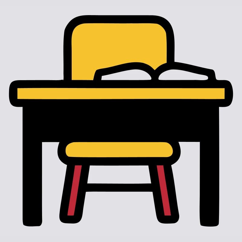 School Desk Table Learning Exams
