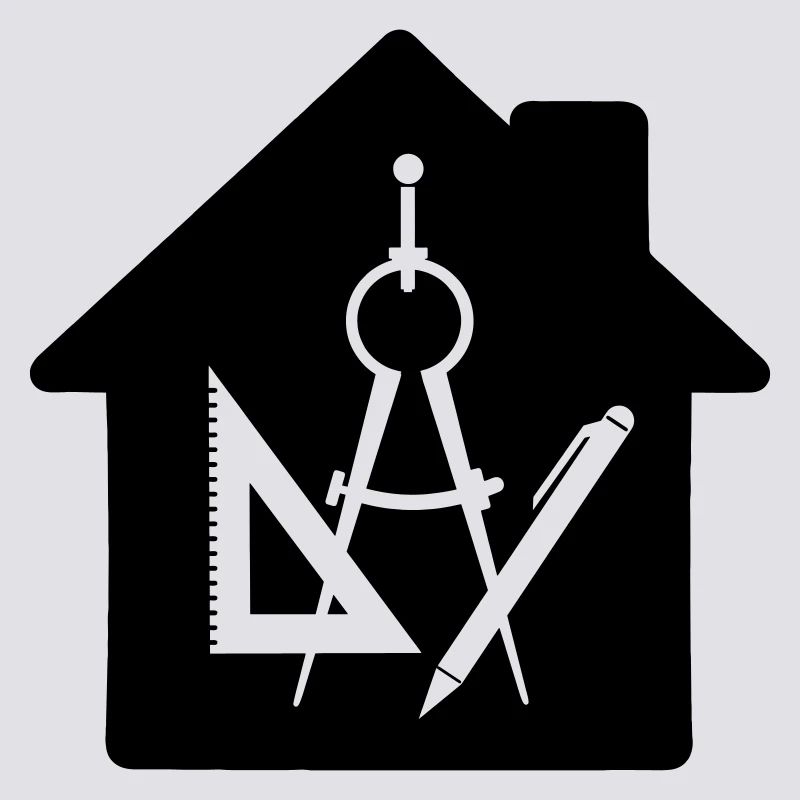 Logo architect house drawing 2