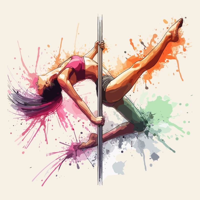 Pole Dance Couleurs Dynamiques Pole Dance Cadeau