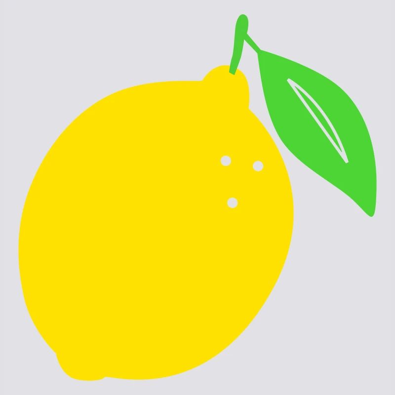 Citron Flat Print Design