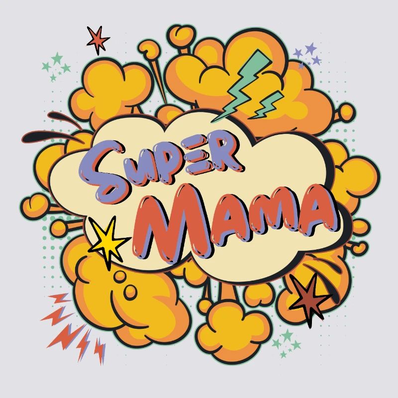 Super Mama Comic Explosion