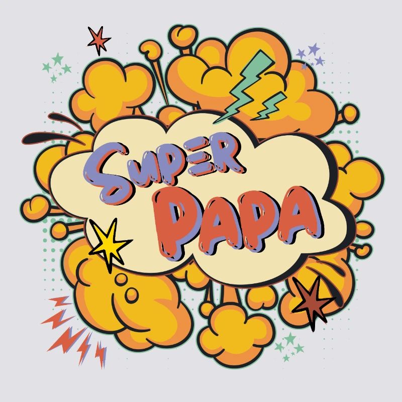 Super papa Comic Explosion