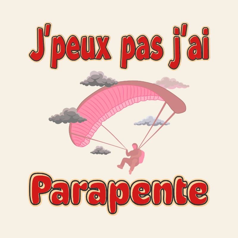 I can't I paraglided