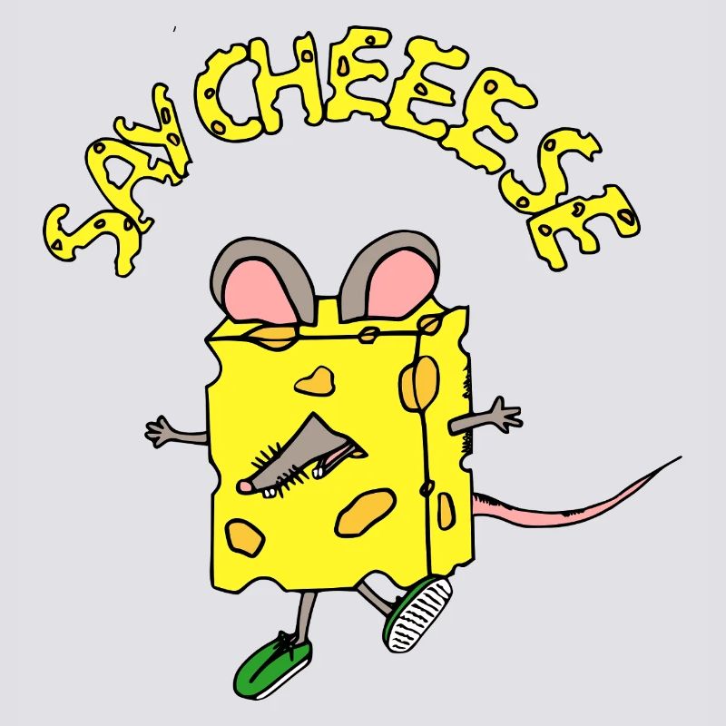 Héros fromage dans le style comic