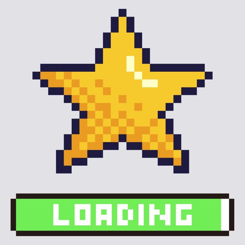 Loading Pixel Star