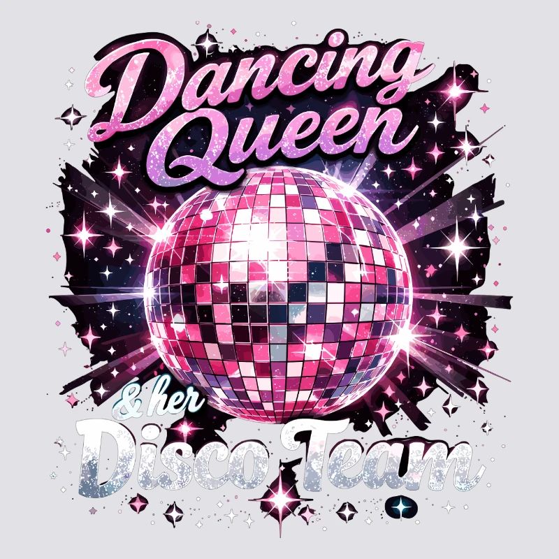 Dancing Queen & Disco Team: JGA Diskokugel Mix