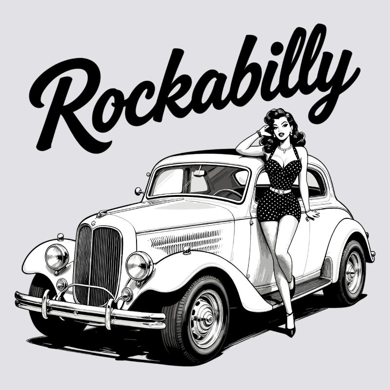 Rockabilly Pin-Up & Hot Rod Oldtimer Design