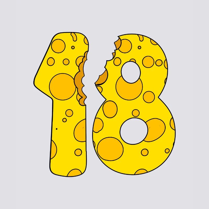 Fromage 18 ans - Cadeau 18e anniversaire