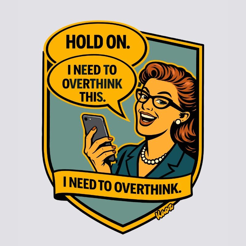 Stop – Repense Overthinker Comic