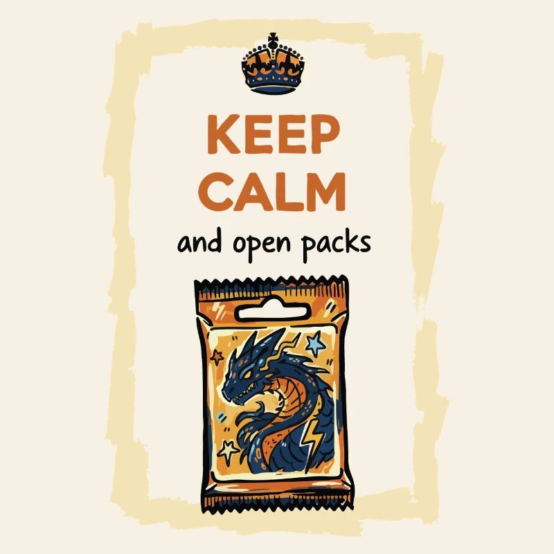 Pack de cartes à collectionner Keep Calm And Open