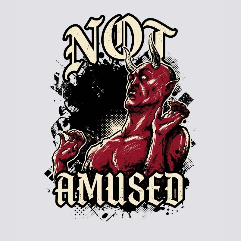 Red Devil Not Amused Funny