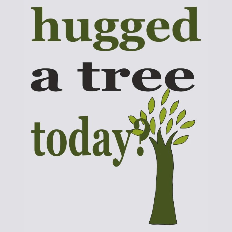 hugged a tree