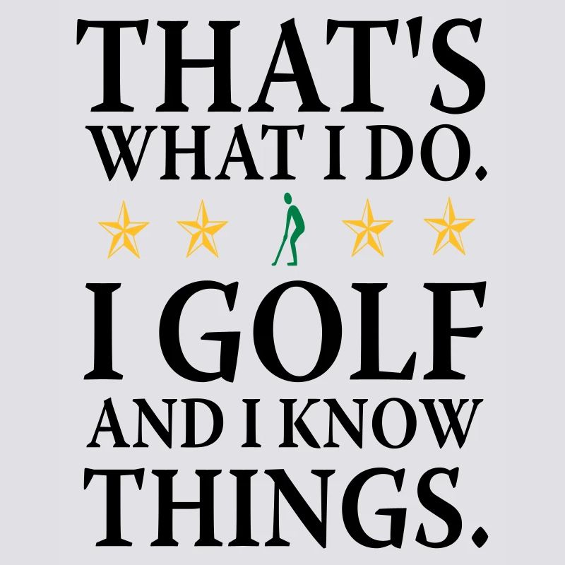 Ich spiele Golf