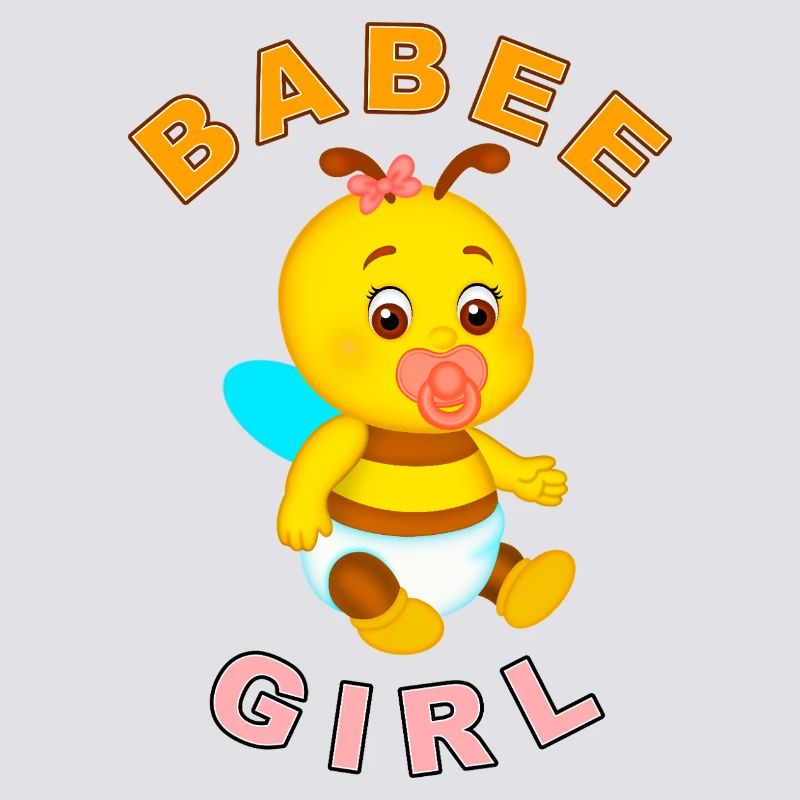 BABEE Mädchen mit Text