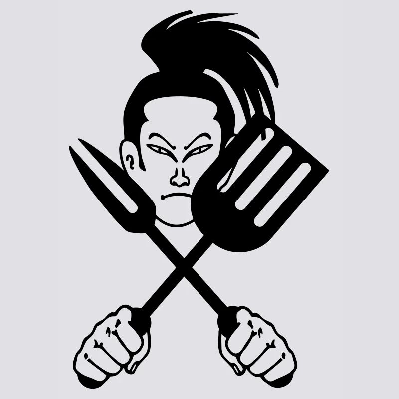 Cuisinier samouraï japonais