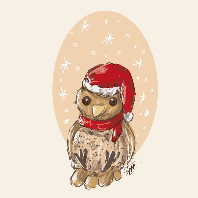 Bruant oiseau de Noël