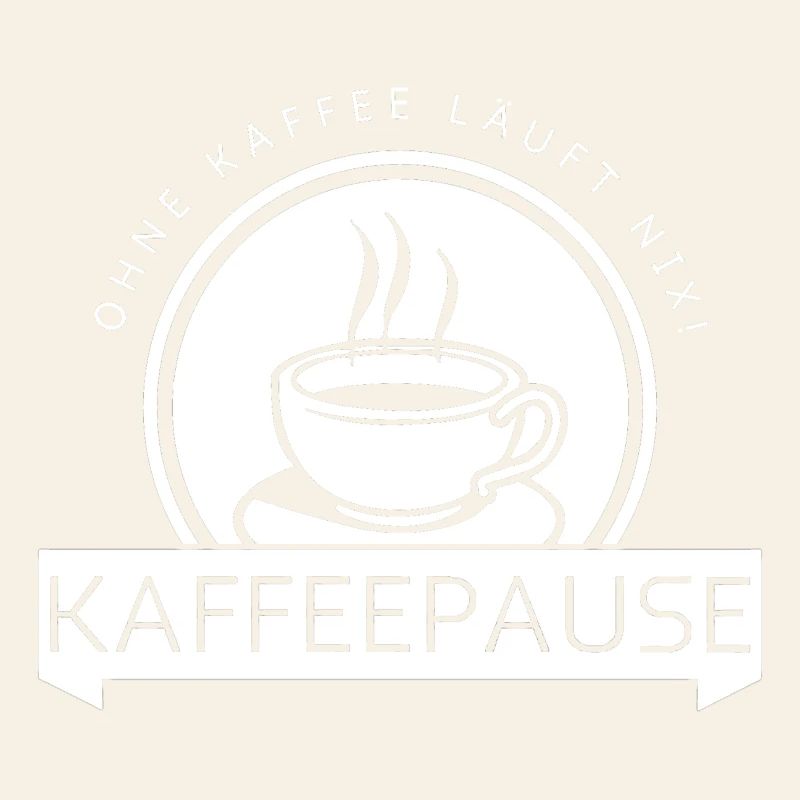 Kaffeepause - weiß