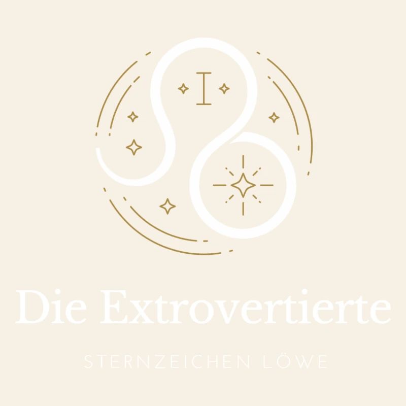 Leo Extrovert Logo Sternzeichen