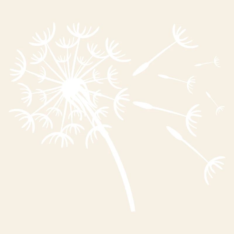 Playful dandelion design