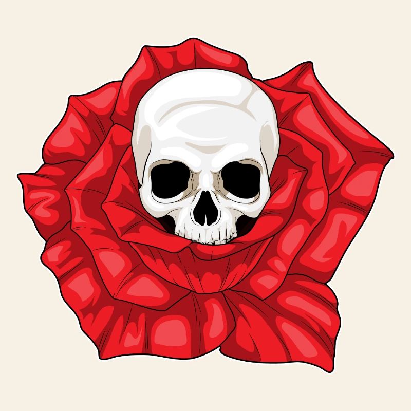 Skull Roses