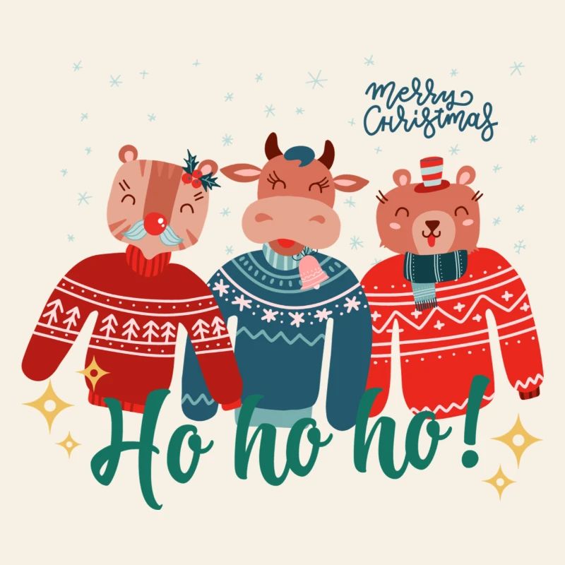 Hässlicher Weihnachtspullover - Frohe Weihnachten