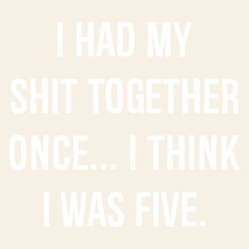 J’avais ma chemise drôle de merde ensemble