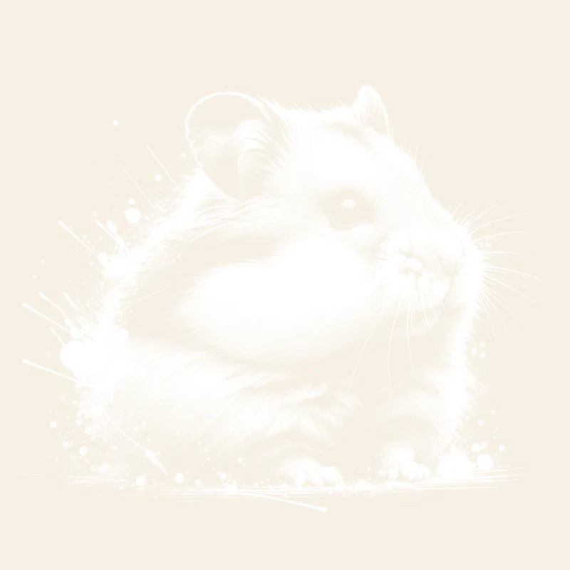 Cute Hamster - Realistic Drawing Style