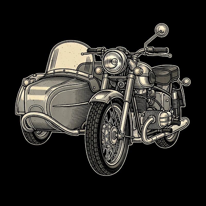Vintage Motorcycle Sidecar