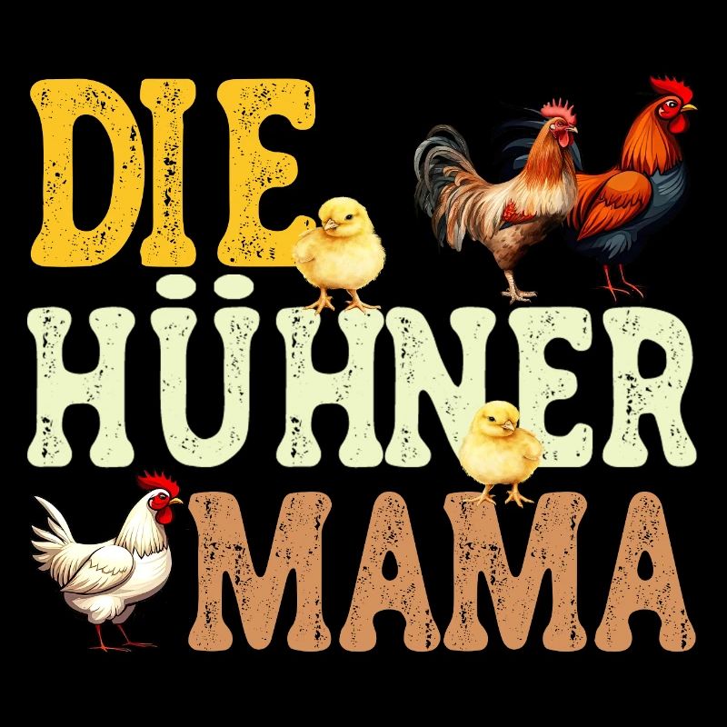 Die Hühner Mama Muttertag Mutterschaft Mama