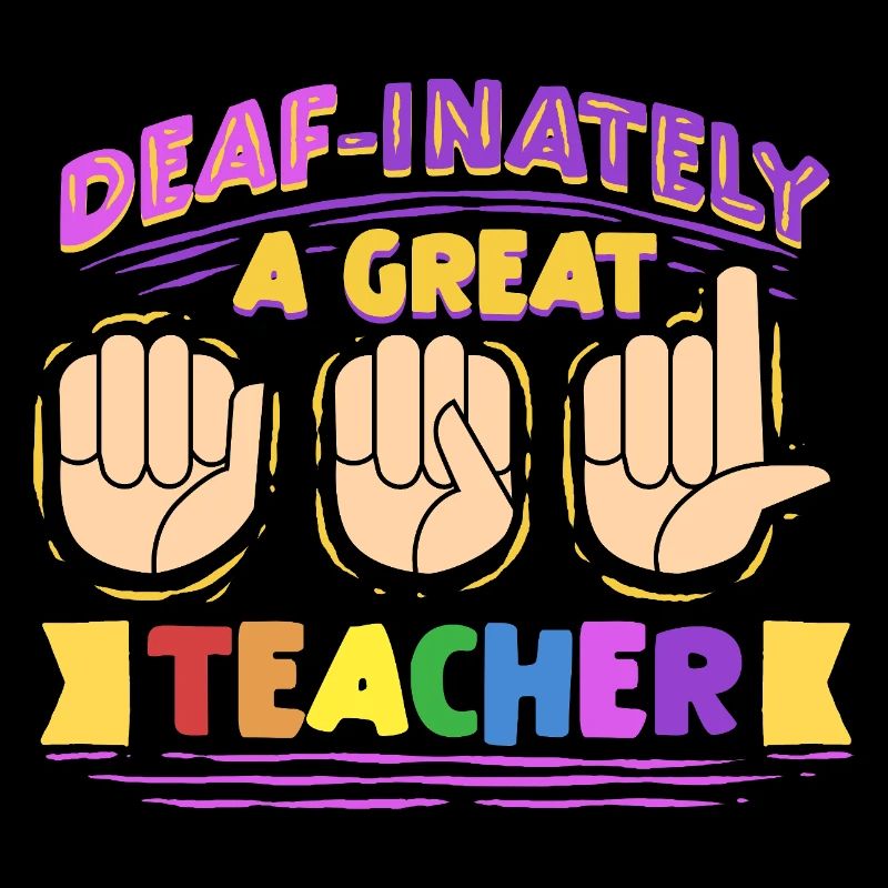 ASL Interpreter Deaf-Inately A Great Teacher