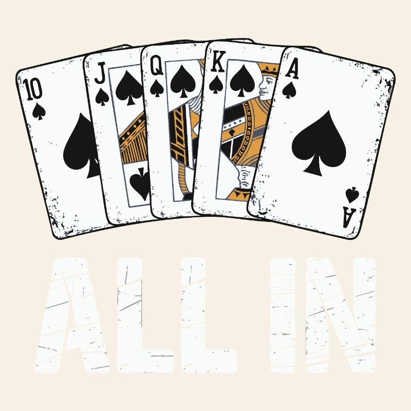 Poker Royal Flush - Conception ALL IN