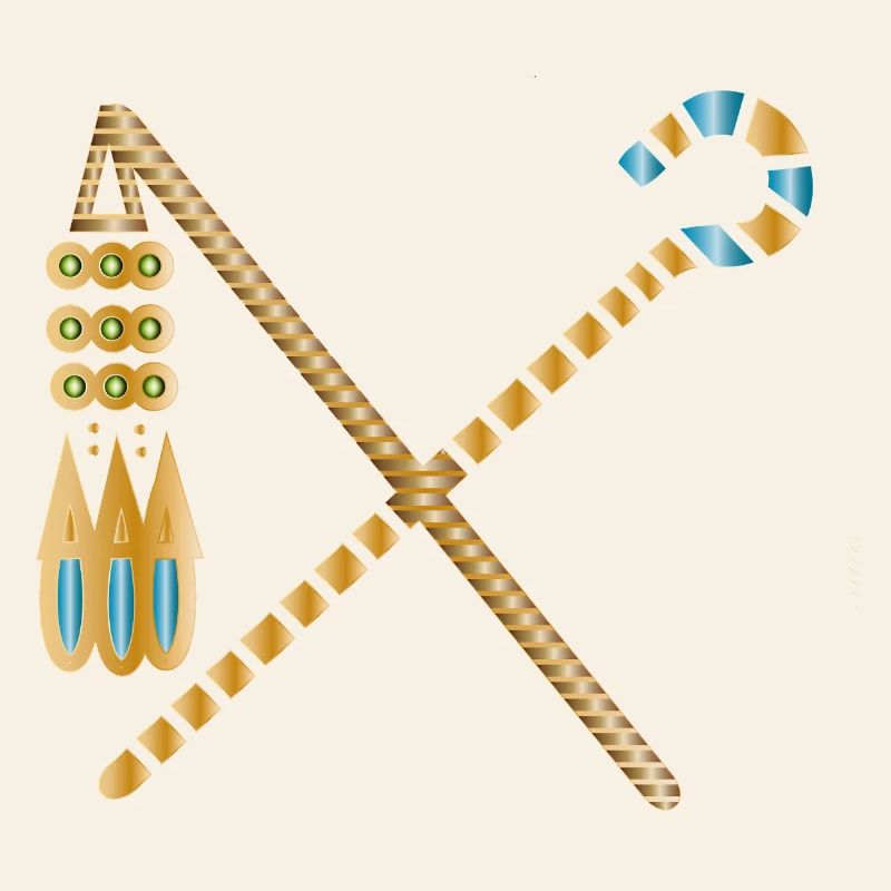 Golden Pharaoh's Scepter – Hook and Flail