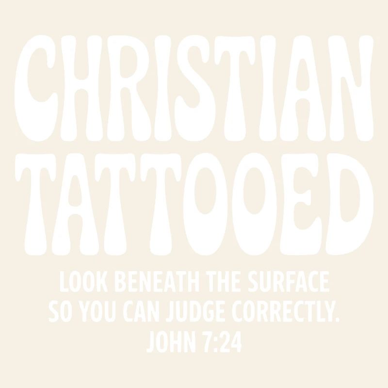 Christian Tattooed Verse Typography