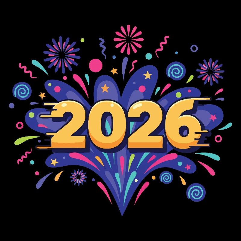 2026 Feuerwerksfeier Silvesterabend