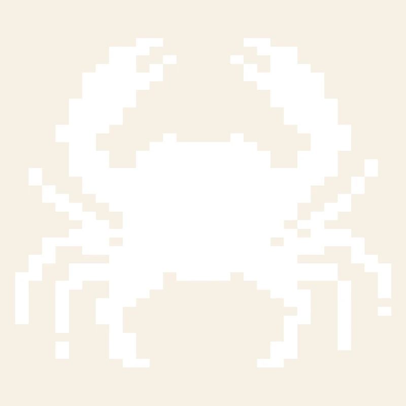 Pixelkrabben-Design