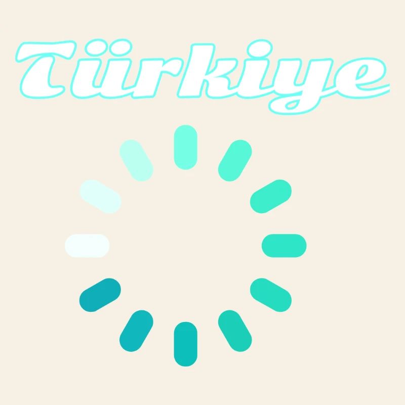 Turkey Charging Circle Turquoise