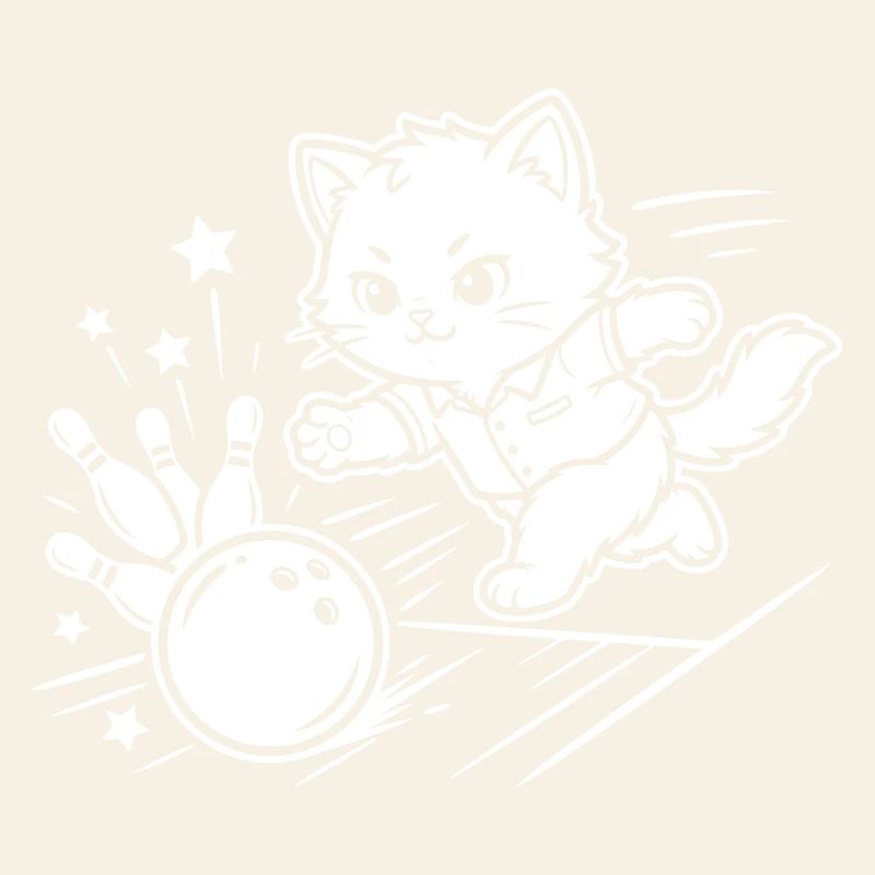 Bowling Kawaii Cat