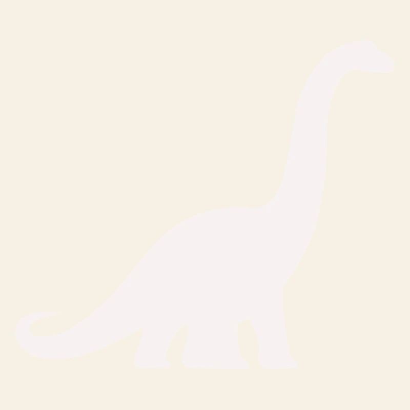 Langhals Dino Silhouette