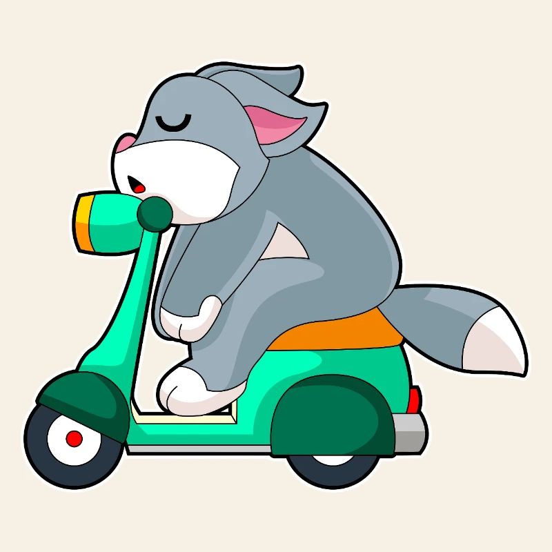 Trottinette pour chat