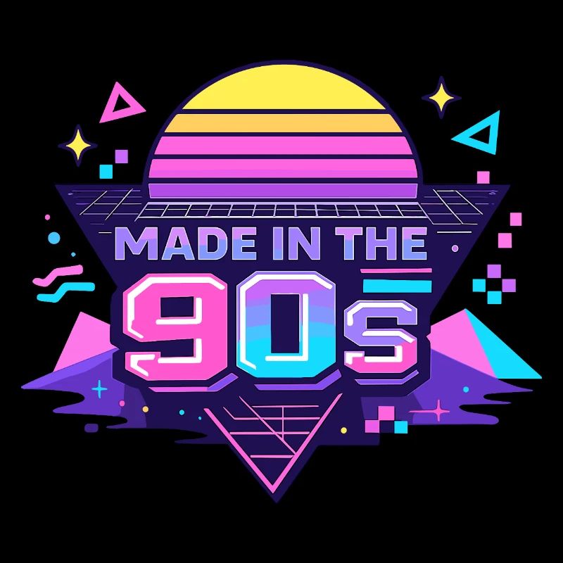 Made in the 90s Retro Neon