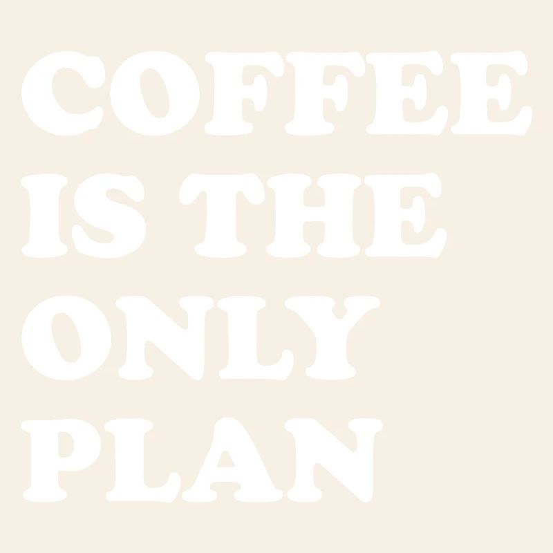 Le café est le seul plan
