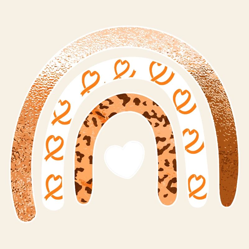 Leopard-Regenbogenherz-Arc