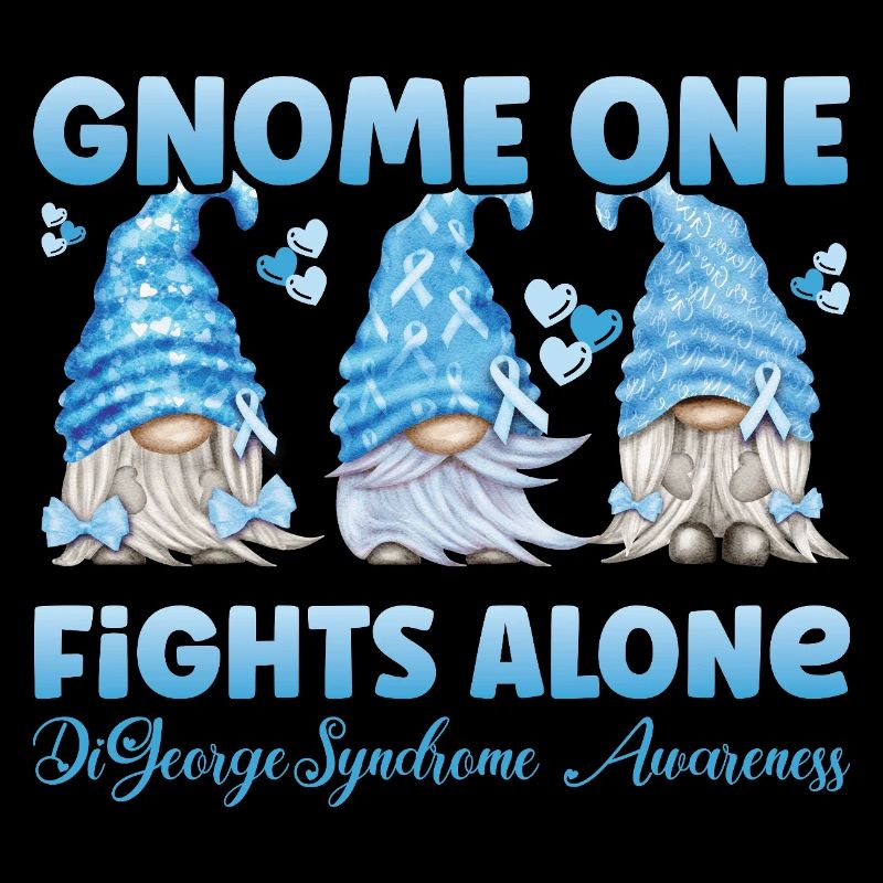 Gnome One Fights Alone Light Blue Digeorge Syndrome