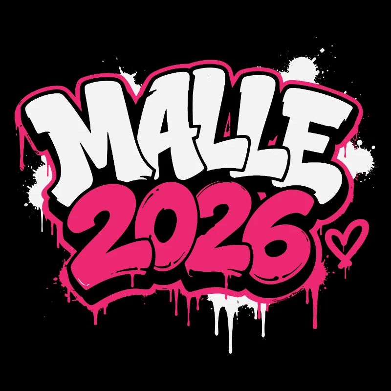 MALLE 2026 Graffiti Imprimé