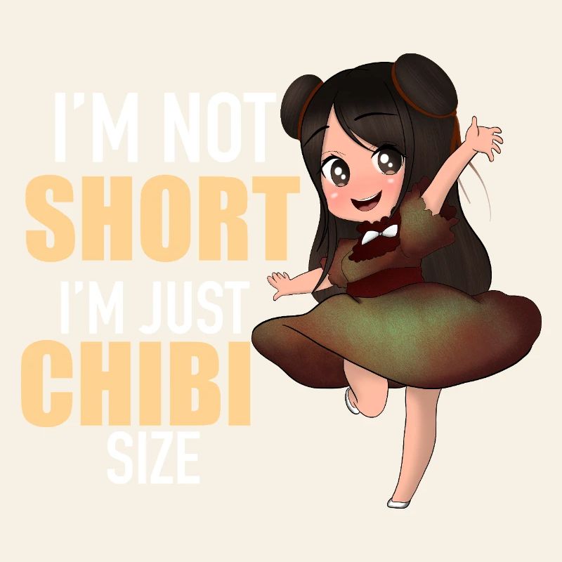 Ich bin nicht klein, ich bin Chibi-Größe, lustiges Anime-Süßes Geschenk